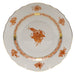 Herend Chinese Bouquet Rust Salad Plate  7.5"d - Rust