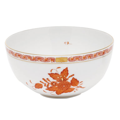 Herend Chinese Bouquet Rust Small Bowl 3"h X 5.75"d - Rust