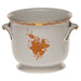 Herend Chinese Bouquet Rust Small Cachepot 5.75"h X 6.5"d - Rust