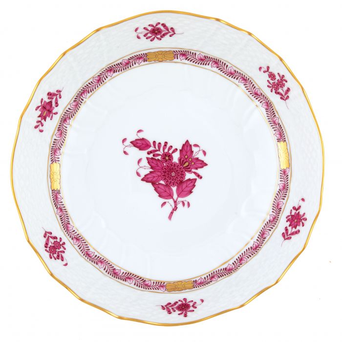 Chinese Bouquet Raspberry Dinner Bowl