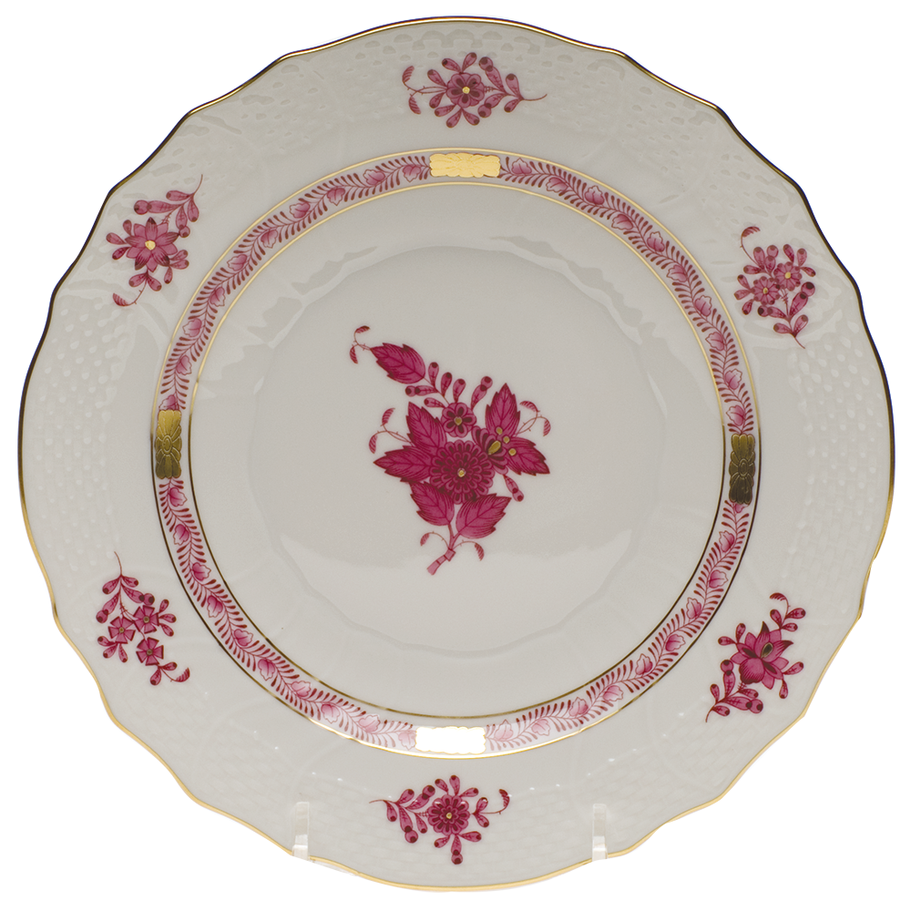 Chinese Bouquet Raspberry Salad Plate  7.5"d