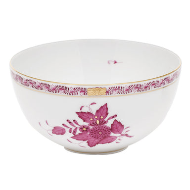 Herend Chinese Bouquet Raspberry Small Bowl 3"h X 5.75"d - Raspberry