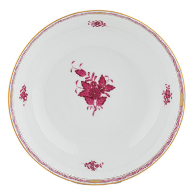 Herend Chinese Bouquet Raspberry Medium Bowl 9.5"d