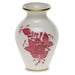 Herend Chinese Bouquet Raspberry Small Bud Vase W/lip 2.5"h - Raspberry