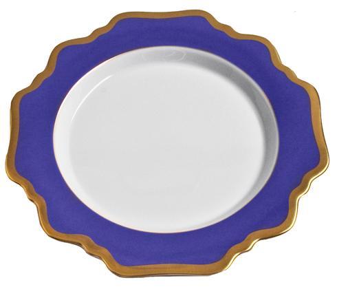 Anna's Palette Salad/Dessert Plate - Indigo Blue