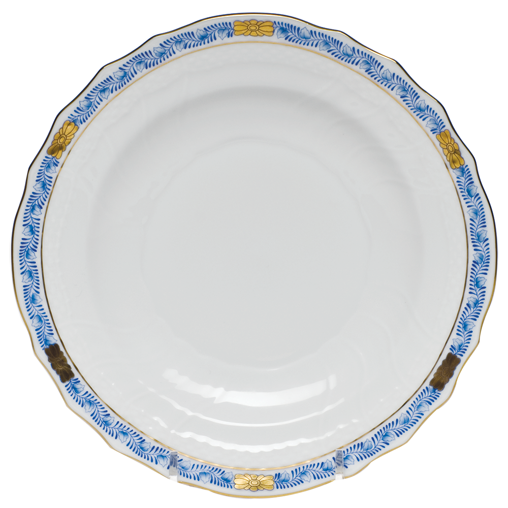 Chinese Bouquet Garland Blue Salad Plate