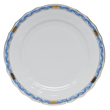 Herend Chinese Bqt Garland Blue Dinner Plate 10.5"d - Blue
