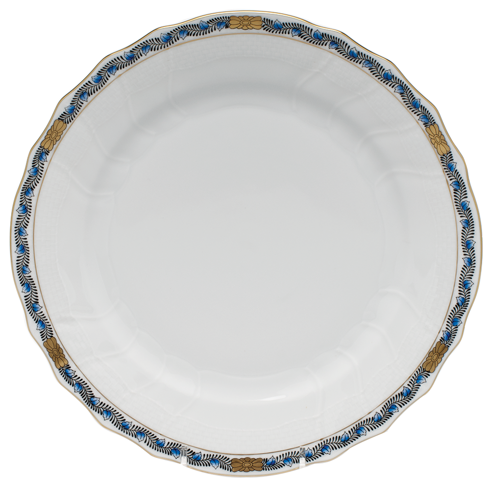 Chinese Bouquet Garland Sapphire Dinner Plate