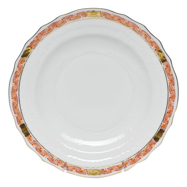 Herend Chinese Bqt Garland Rust Salad Plate 7.5"d - Rust