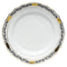 Herend Chinese Bqt Garland Black Bread And Butter Plate 6"d - Black