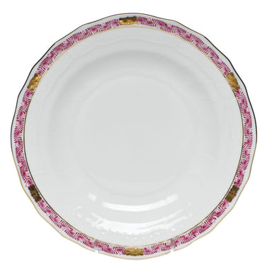 Herend Chinese Bqt Garland Pink Dessert Plate 8.25"d - Raspberry