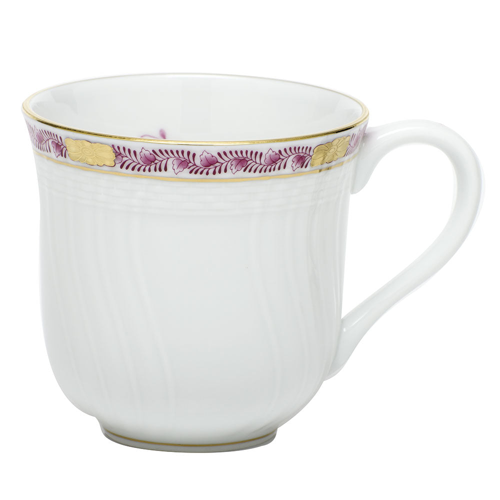 Herend Chinese Bqt Garland Pink Mug (10 Oz) 3.5"h - Raspberry