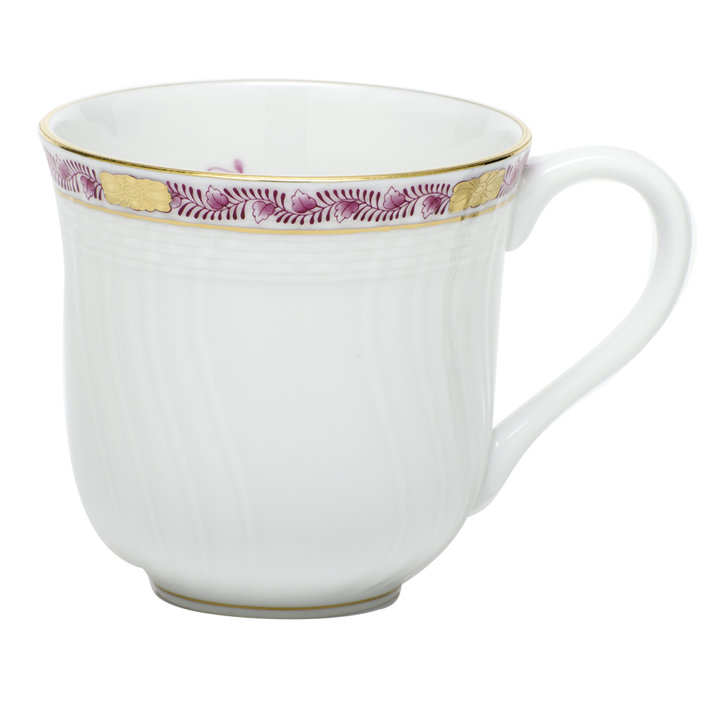 Chinese Bqt Garland Pink Mug (10 Oz) 3.5"h - Raspberry