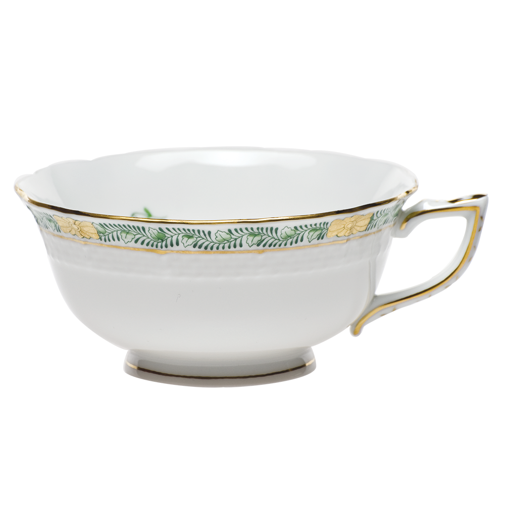 Chinese Bqt Garland Green Tea Cup (8 Oz) - Green