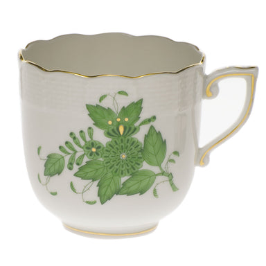 Herend Chinese Bouquet Green Mocha Cup  (4 Oz) - Green