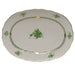 Herend Chinese Bouquet Green Platter  15"l X 11.5"w - Green