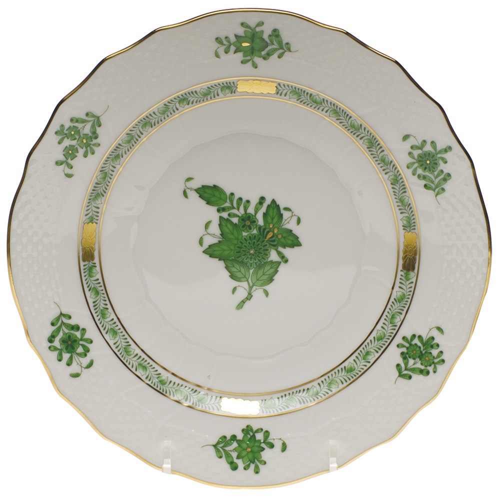 Chinese Bouquet Green Salad Plate  7.5"d