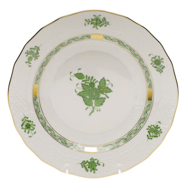 Herend Chinese Bouquet Green Dessert Plate  8.25"d - Green