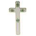 Herend Chinese Bouquet Green Cross 4.75"l X 2.25"w - Green