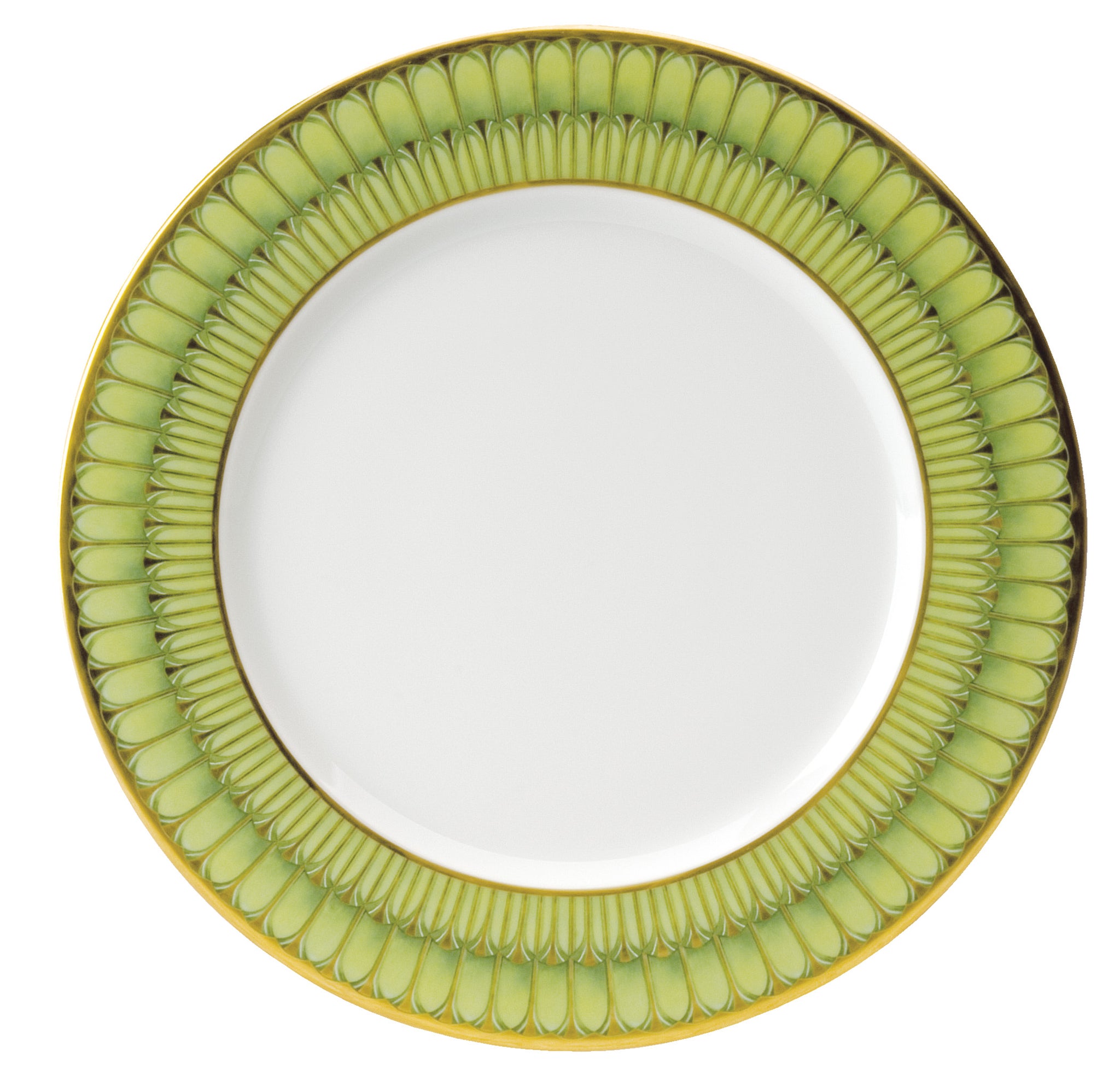 Arcades Green Dinner Plate
