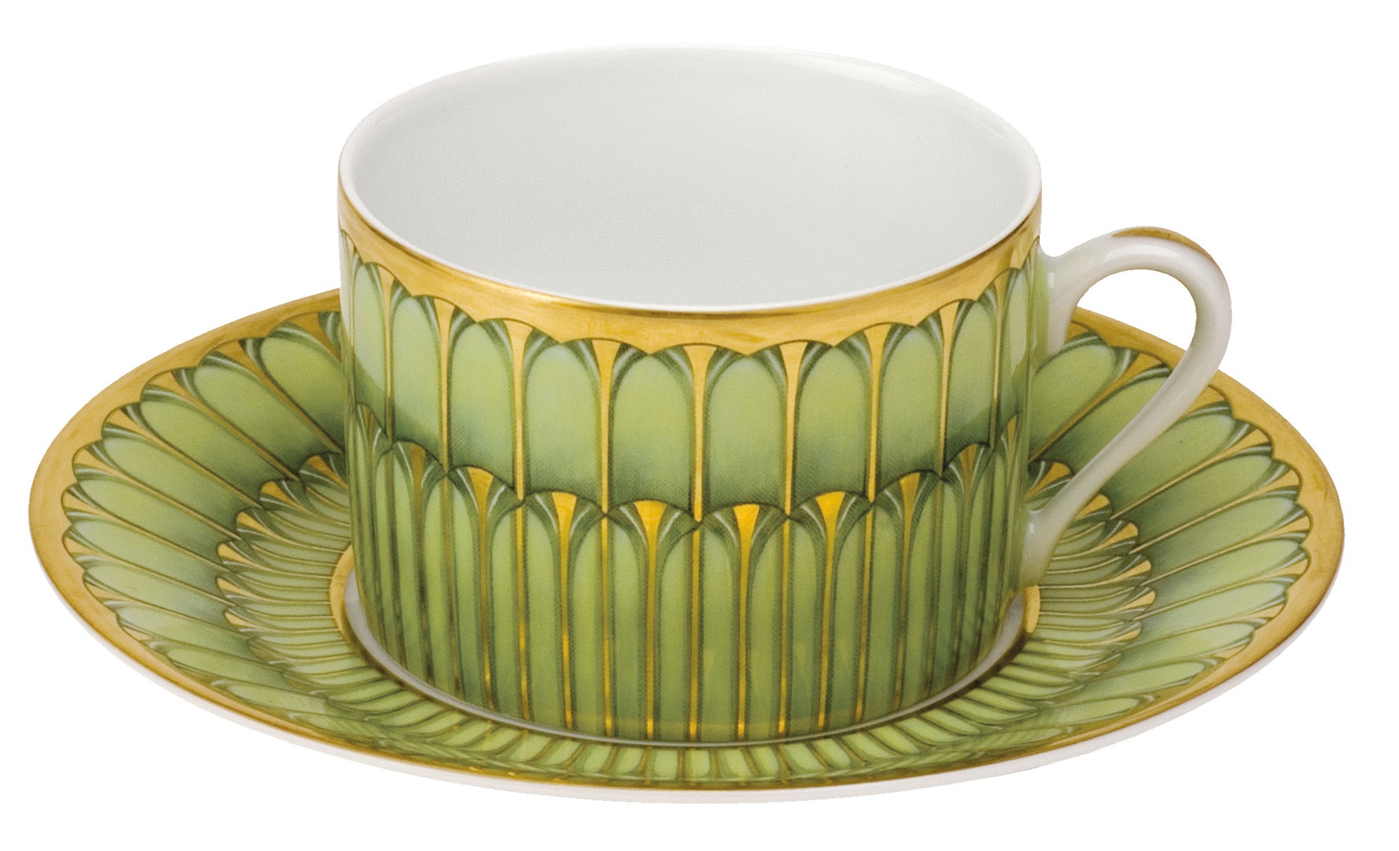 Deshoulieres Arcades Green Tea Saucer