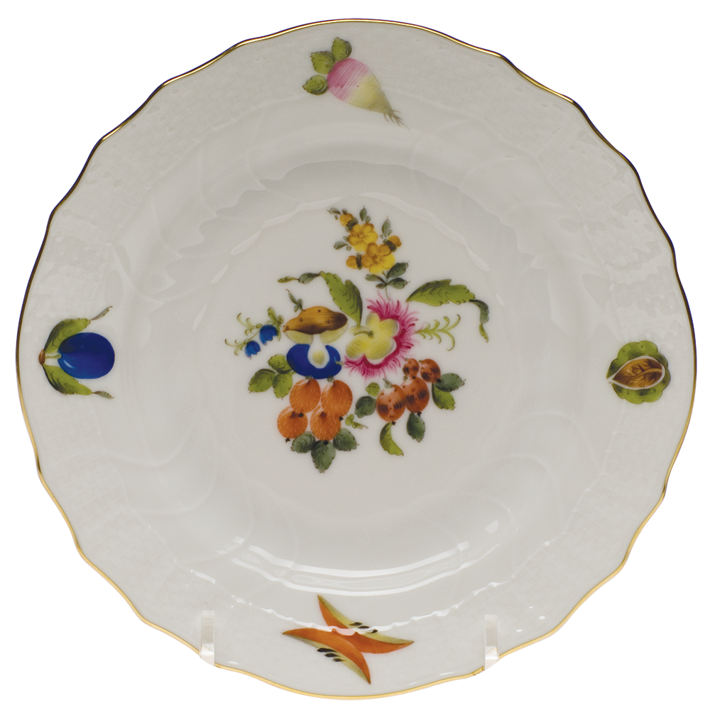 Fruits & Flowers Bread And Butter Plate 6"d