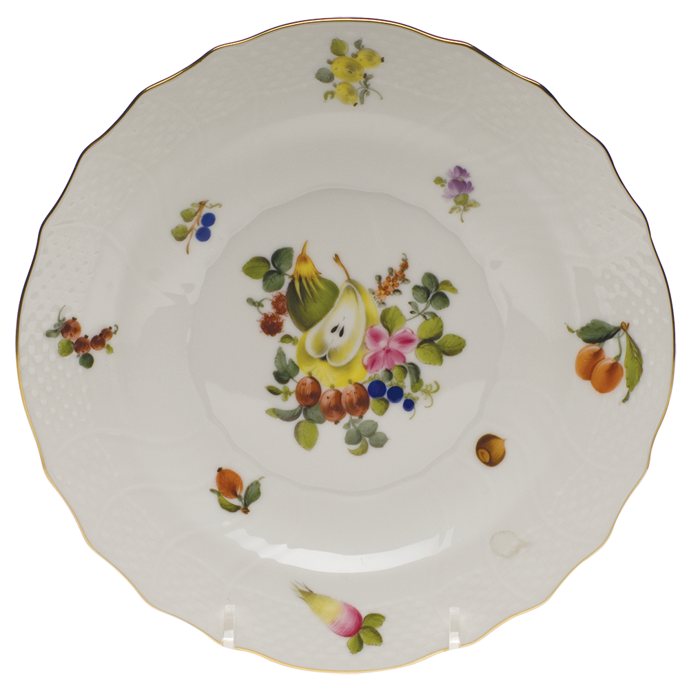 Fruits & Flowers Salad Plate  7.5"d