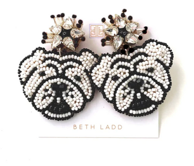 Pearl Anchor Earrings  Beth Ladd Collections