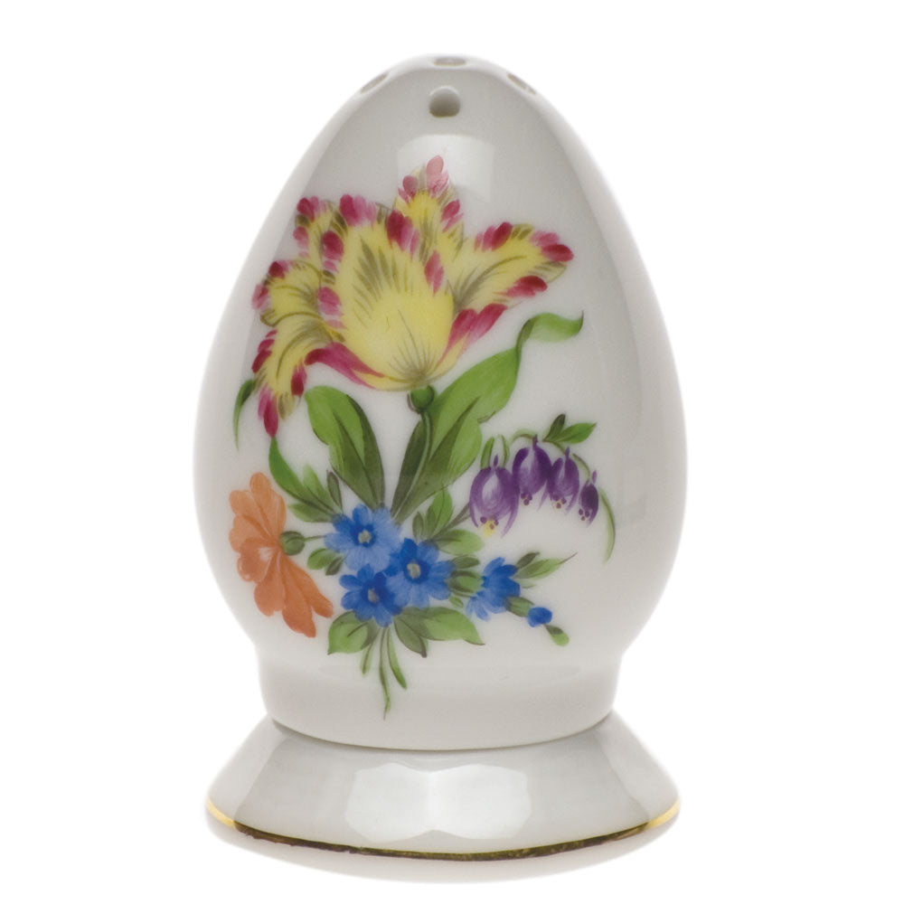 Herend Printemps Salt Shaker Multi Hole  2.5"h