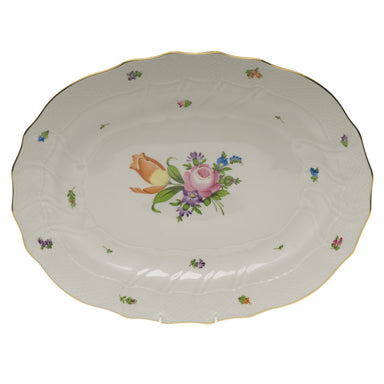 Herend Printemps Platter  17"l X 12.5"w