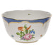 Herend Printemps W/blue Border Round Bowl  (3.5 Pt) 7.5"d