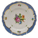 Herend Printemps W/blue Border Bread And Butter Plate - Mo 02 6"d