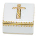 Herend Fishnet Box Yellow Prayer Box 2"l X 1.5"h