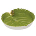 Herend Natural Coloration Lily Pad  4.25"l X 4.25"w