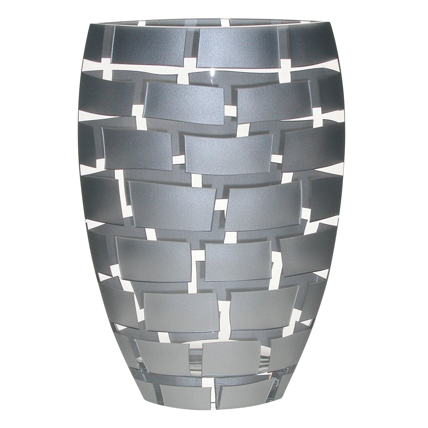 Silver Wall Vase  H12"