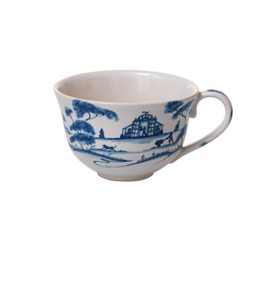 Juliska Country Estate Delft Blue Tea/Coffee Cup Garden Follies