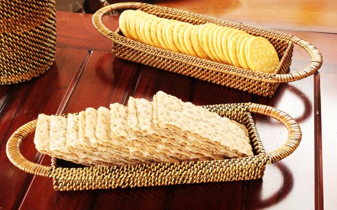 Rectangular Cracker Basket  Set of 2