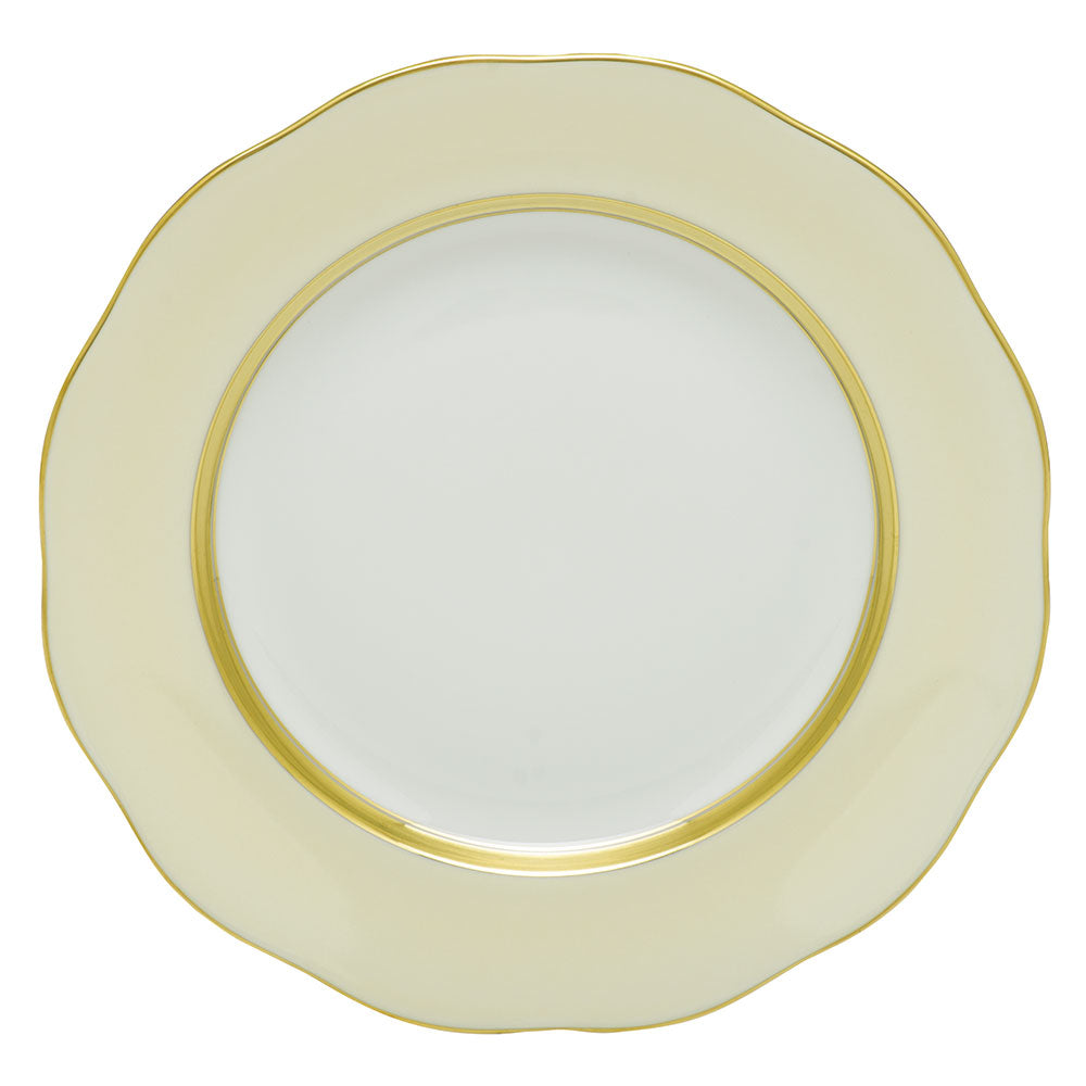 Herend Cj8 Beige Band Dessert Plate 8.25"d - Beige