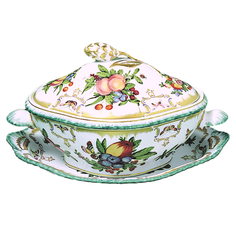 Mottahedeh Duke of Gloucester Tureen & Oval Platter