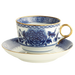 Mottahedeh Imperial Blue Tea Cup & Saucer