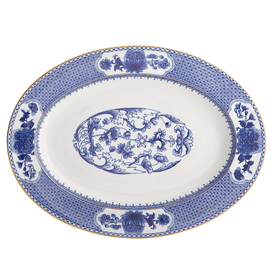 Mottahedeh Imperial Blue Oval Platter