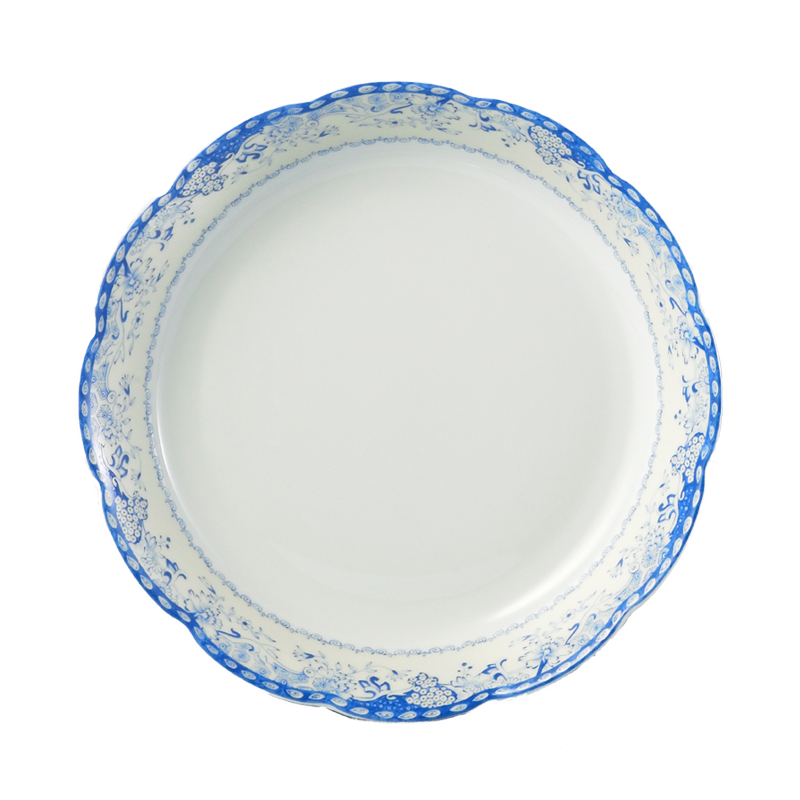 Mottahedeh Virginia Blue Coupe Soup Plate