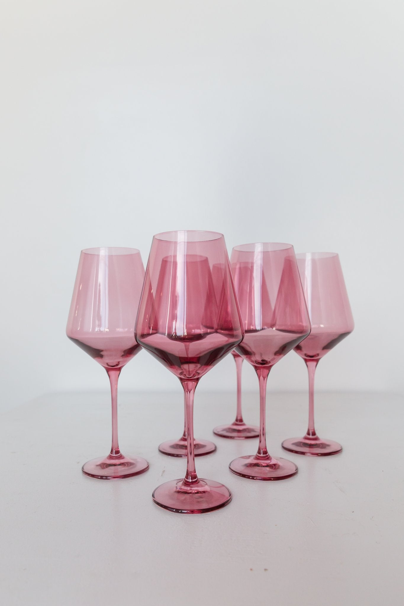 Estelle Colored Wine Stemless - Set of 6 {Fall Mixed Set}
