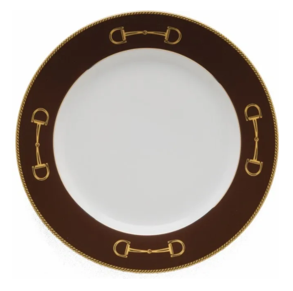 Cheval Luncheon Plate (9") in Chestnut Brown