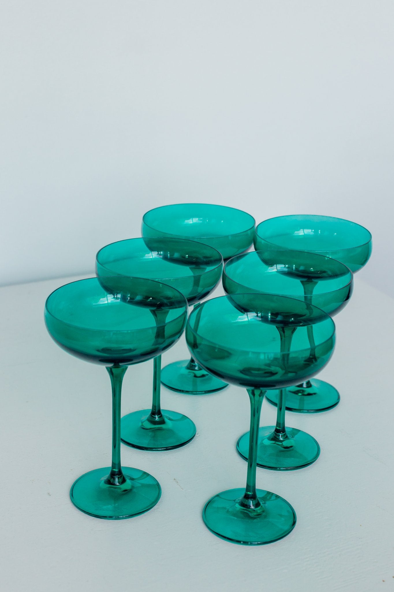Estelle Colored Champagne Coupe - Set of 6