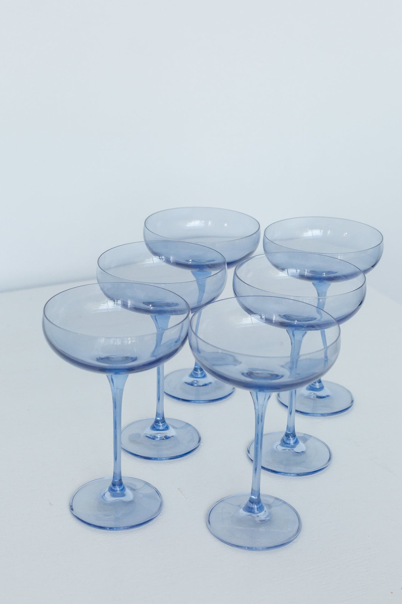 Estelle Colored Champagne Coupe - Set of 6