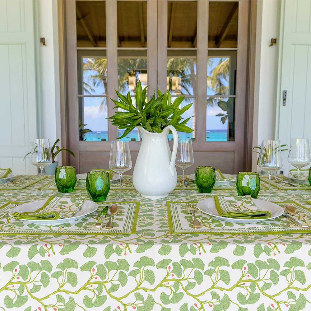 Spring Ginkgo Table Cloth