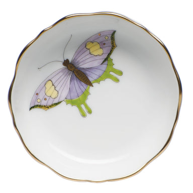 Herend Royal Garden Evictp1 Mini Scalloped Dish 3.25"l X 0.75"h