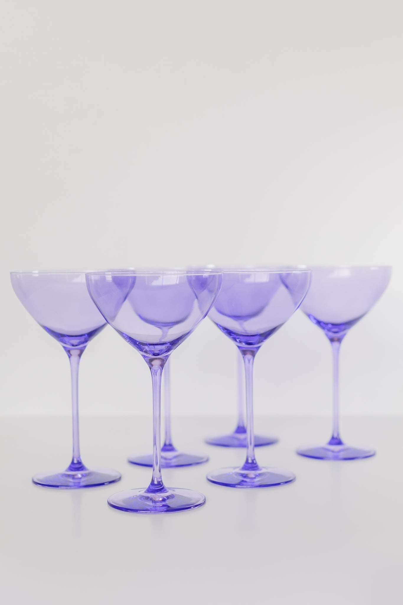 Estelle Colored Martini Glass - Set 6