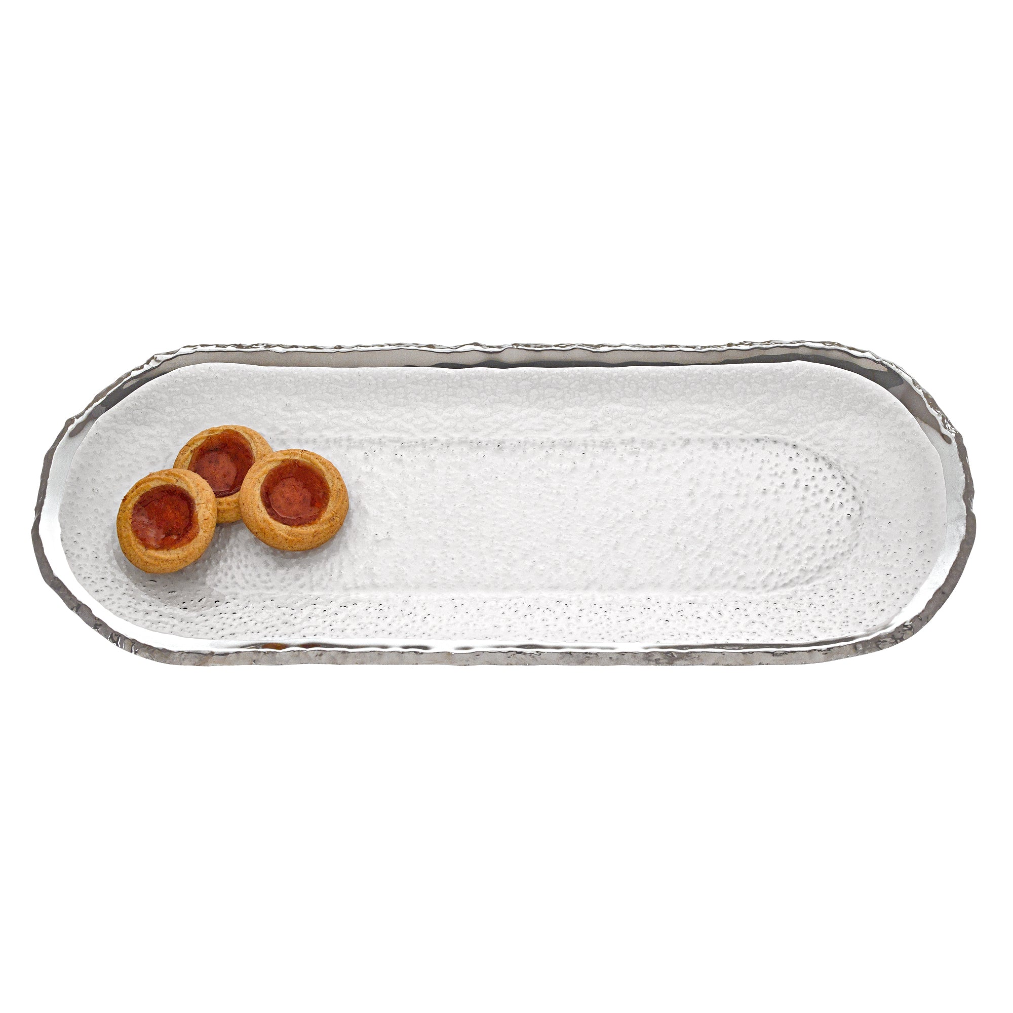 Silveredge Oval Platter  L18" X W6.5"